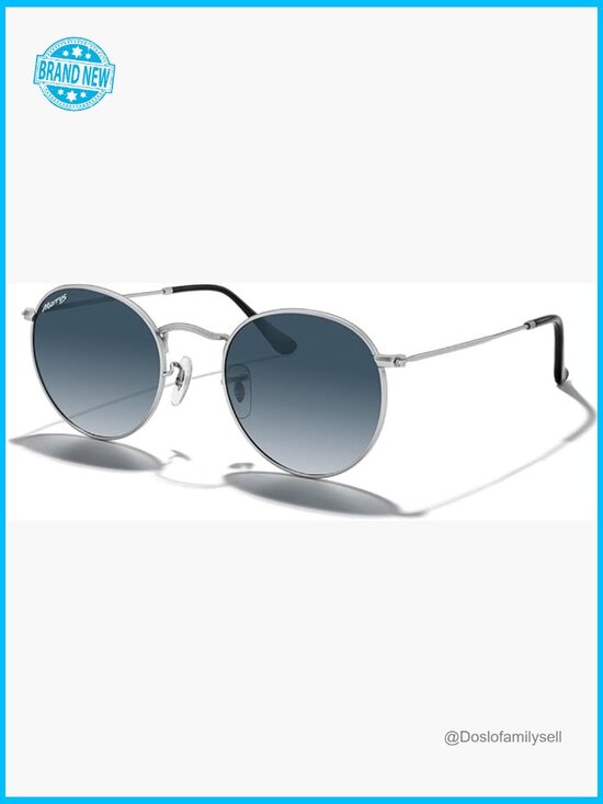 Round Metal Polarized Sunglasses Retro Classic Vintage Shades Unisex